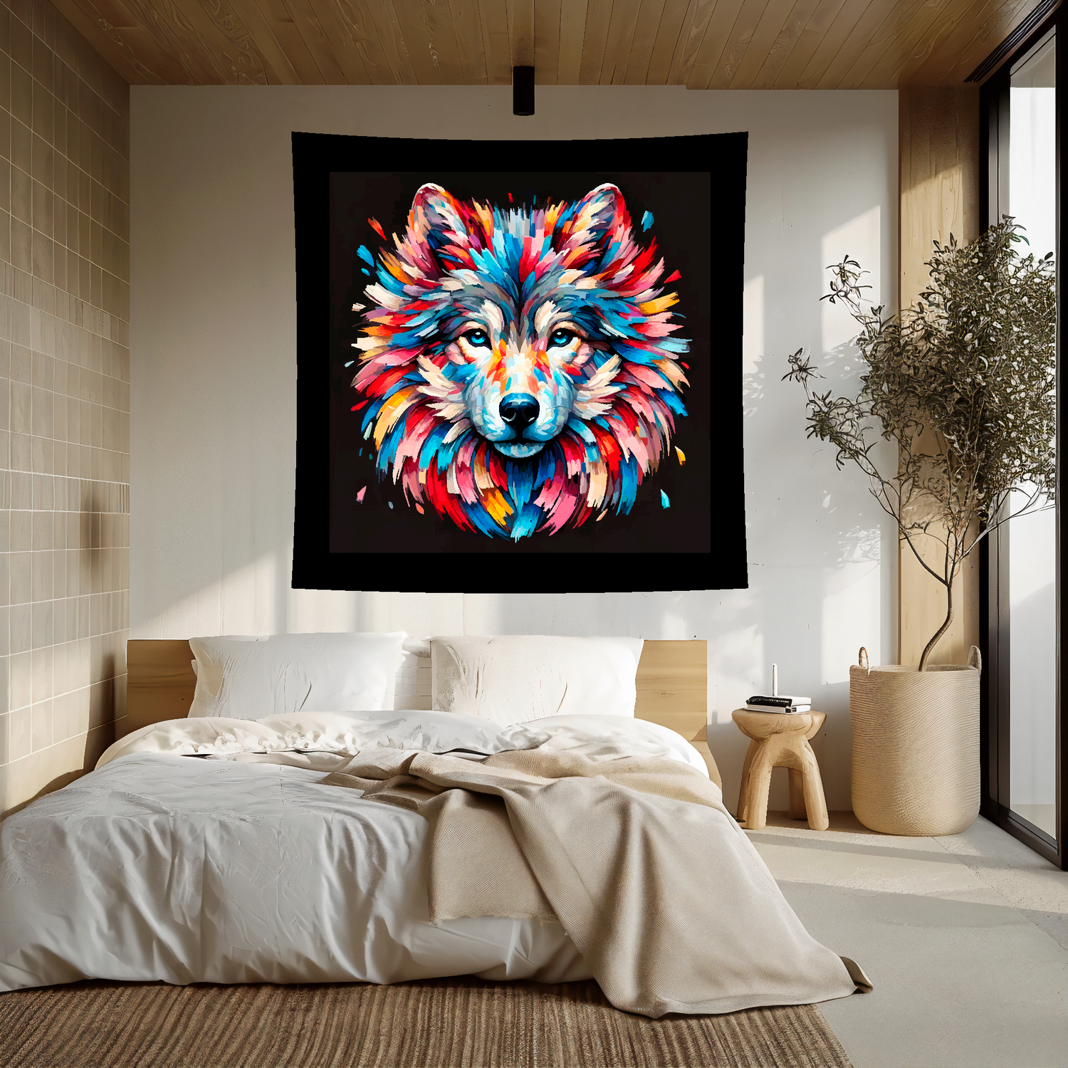 A Collection of animal portraits on Large Art Blankets, Perfect for filling big walls.