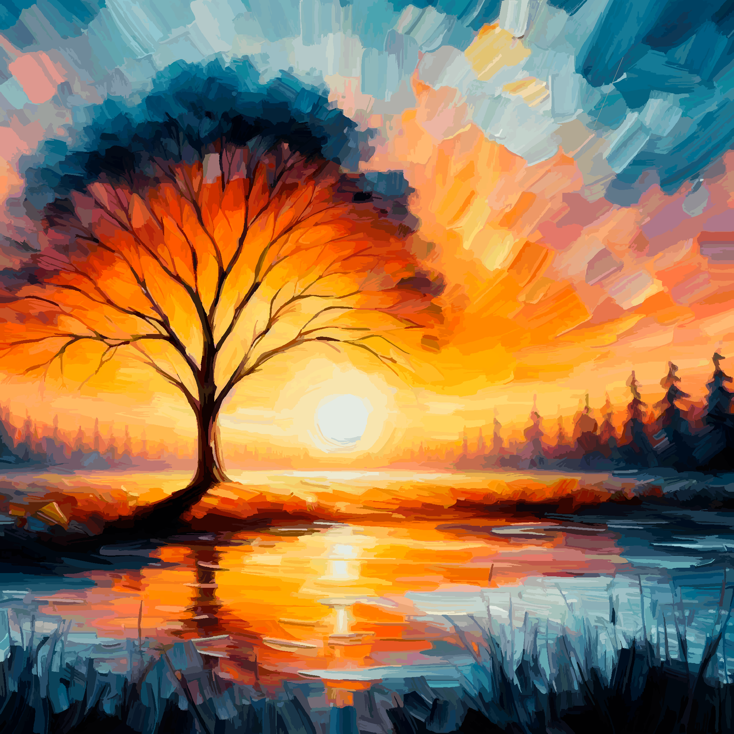 Tree Sunset