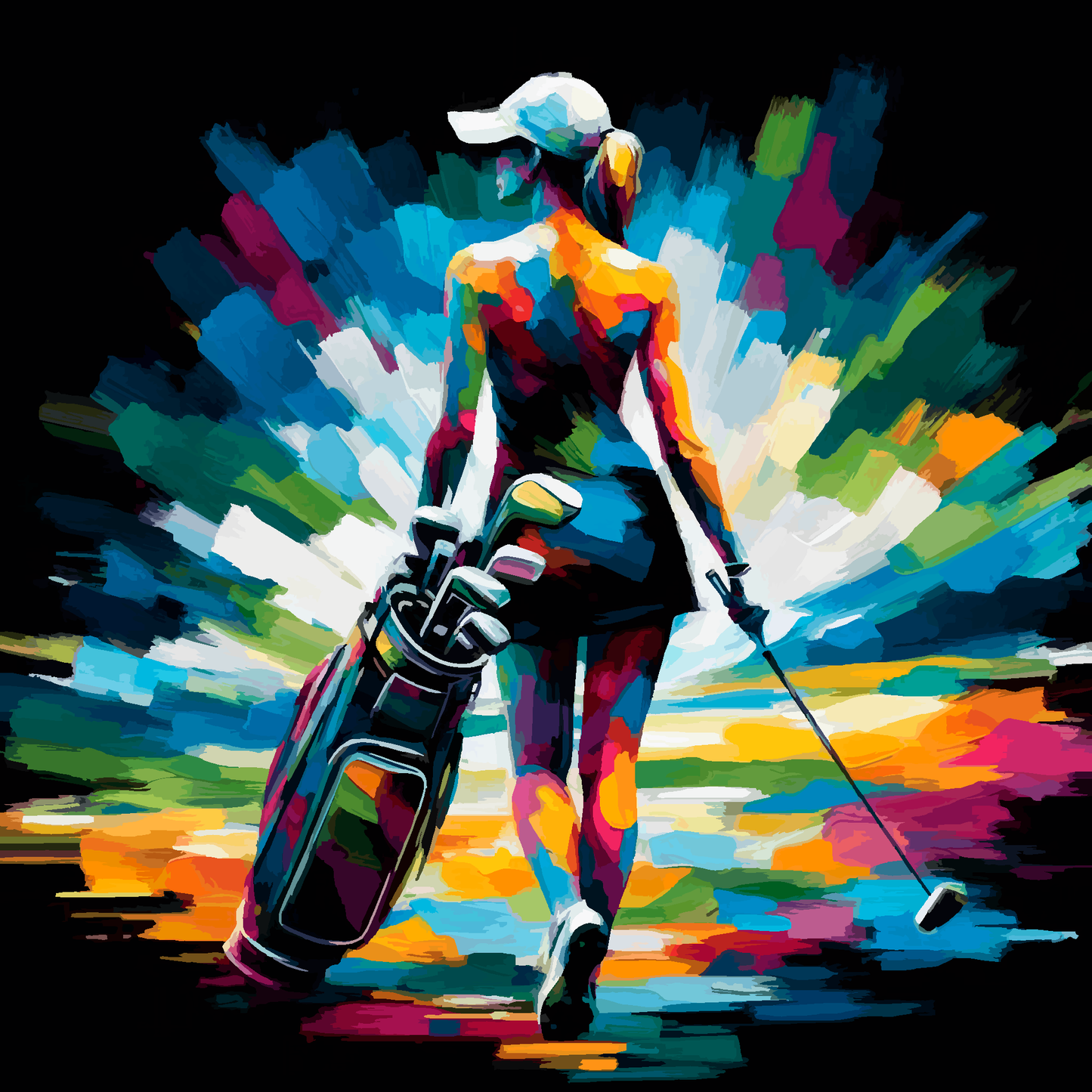 Woman Golfer